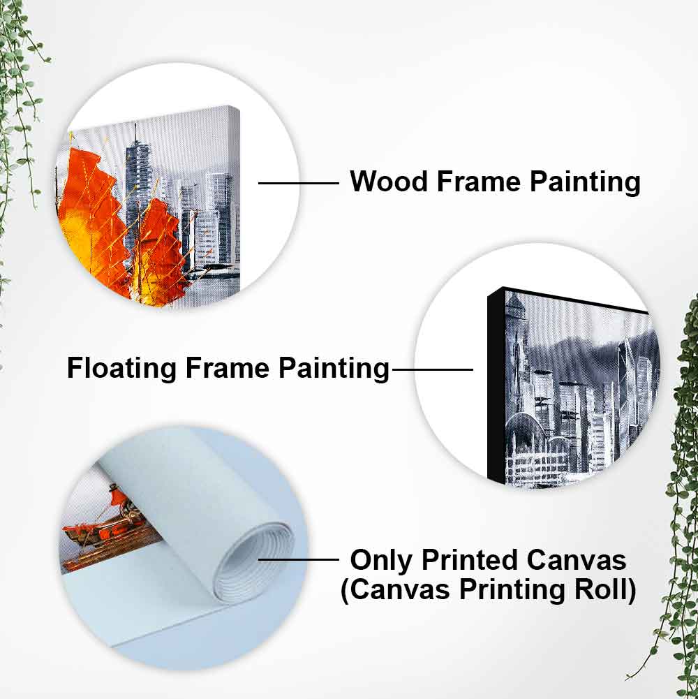 Premium Wall Painting of Victoria Harbor, Hong Kong - Decor Smart