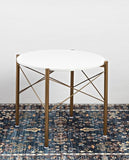 Premium White Marble Round Shape Center Table - Decor Smart