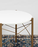Premium White Marble Round Shape Center Table - Decor Smart