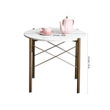 Premium White Marble Round Shape Center Table - Decor Smart