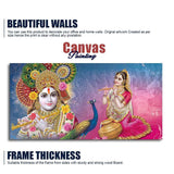Radha and Kanha Ji Canvas Wall Painting - Decor Smart