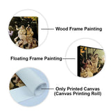 Radha Krishna Raas Leela Canvas Wall Painting - Decor Smart