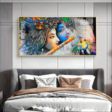 Radha Krishna Unforgetable Love Premium Acrylic Floating Wall Painting - Decor Smart