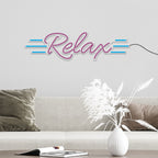 Relax Text Neon Sign LED Light