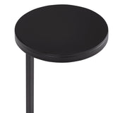 Ring Base Black Marble Designer Side Table - Decor Smart