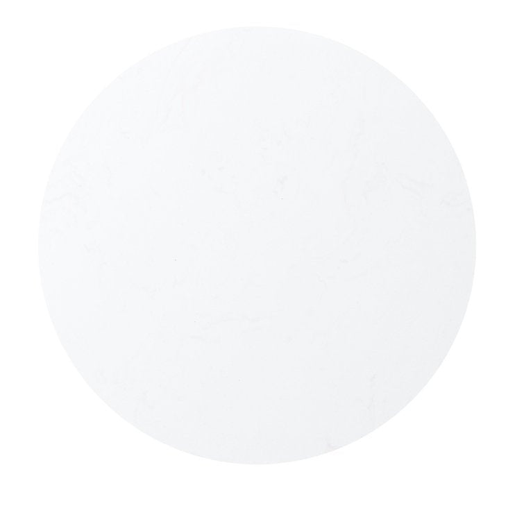 Round White Marble Designer Side Table - Decor Smart