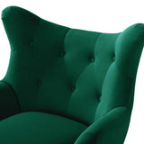 Royal Green Comfortable Tufted Velvet Sofa Lounge Chair - Decor Smart