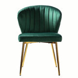 Royal Green Velvet Tufted Luxury Accent Chair - Decor Smart