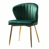 Royal Green Velvet Tufted Luxury Accent Chair - Decor Smart
