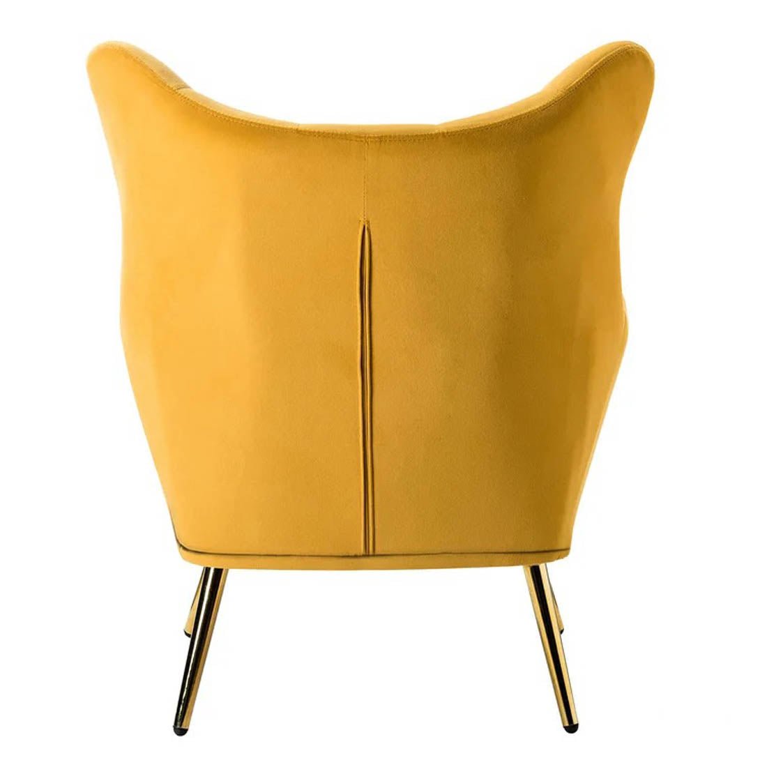 Royal Yellow Comfortable Tufted Velvet Sofa Lounge Chair - Decor Smart