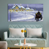 Rural Landscape in Winters Wall Painting - Decor Smart