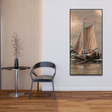 Sailing Boat on the Sea landscape Wall Painting - Decor Smart