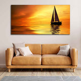Sailing in Sunset Canvas Wall Painting - Decor Smart