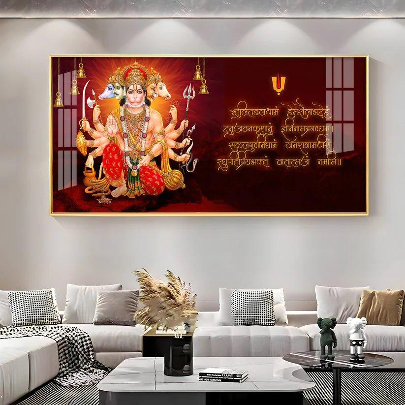 Sankat Mochan Premium Acrylic Floating Wall Painting - Decor Smart