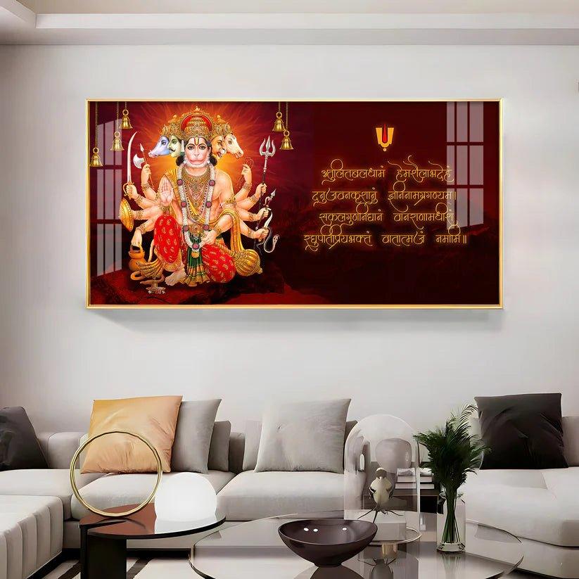 Sankat Mochan Premium Acrylic Floating Wall Painting - Decor Smart