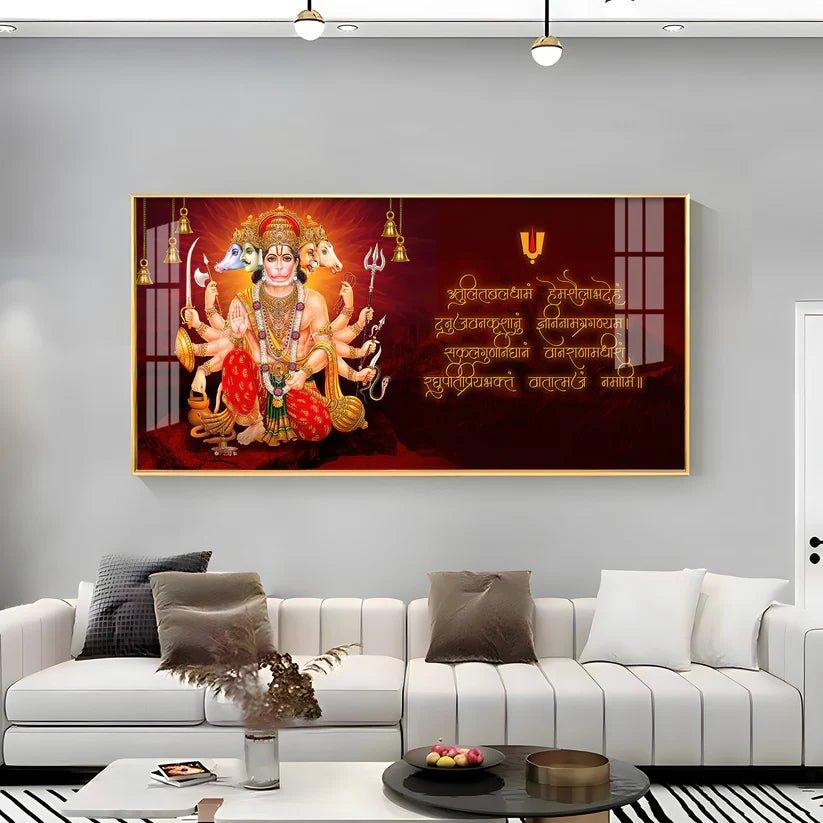 Sankat Mochan Premium Acrylic Floating Wall Painting - Decor Smart