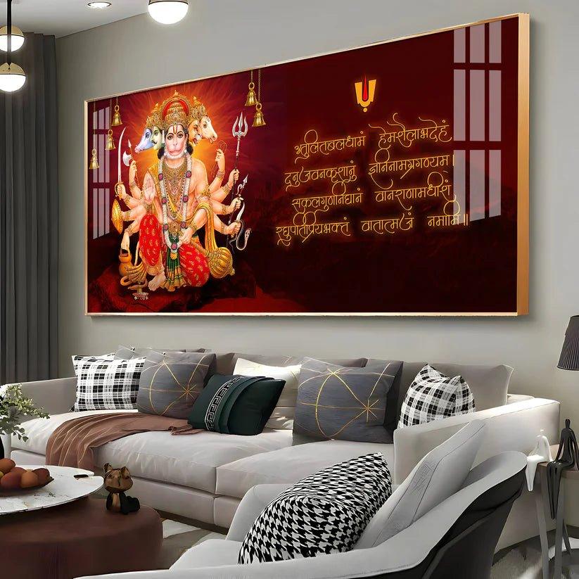Sankat Mochan Premium Acrylic Floating Wall Painting - Decor Smart