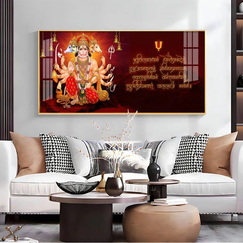 Sankat Mochan Premium Acrylic Floating Wall Painting - Decor Smart