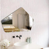 Scandinavian Frameless Beveled Geometrical Shaped Mirror - Decor Smart