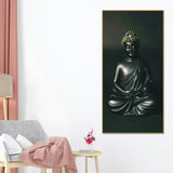 Sculpture of Gautam Buddha Canvas Wall Painting - Decor Smart