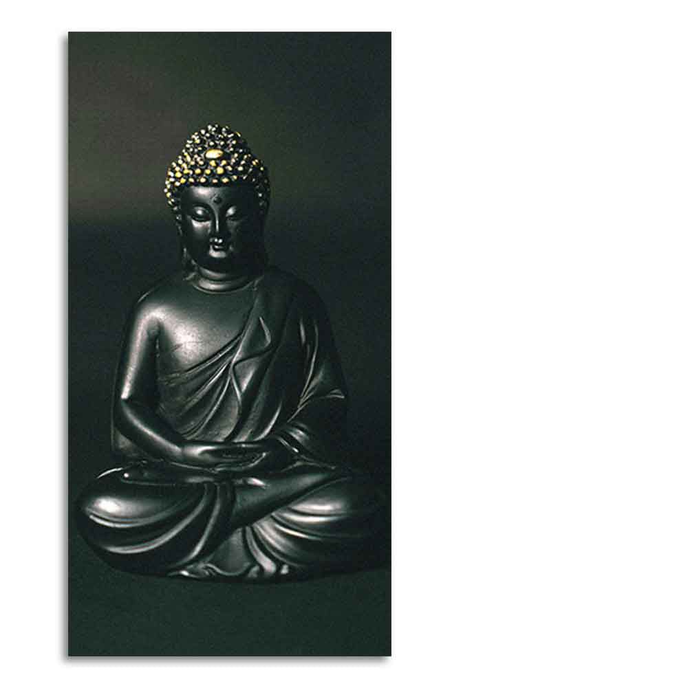 Sculpture of Gautam Buddha Canvas Wall Painting - Decor Smart