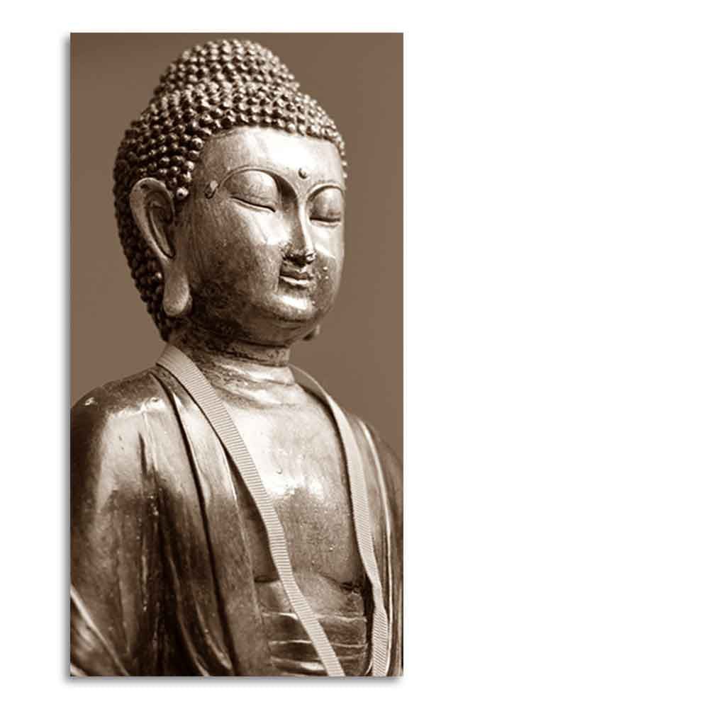Sculpture of God Buddha Canvas Wall Painting - Decor Smart