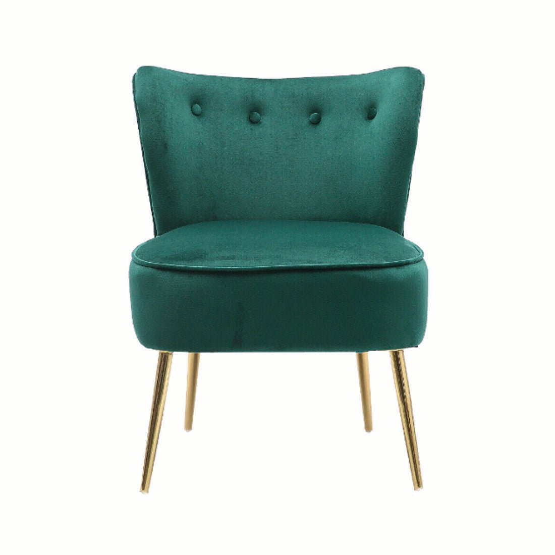 Seagreen Deep Cushioning Comfy Plush Velvet Lounge Chair - Decor Smart