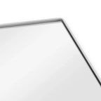 Sharp Grey Edge Hexagon Mirror Cabinet for Contemporary Spaces