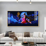 Shiv Shakti Premium Acrylic Floating Wall Painting - Decor Smart