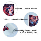 Shree Radha Krishna Ancient Indian Vedic Big Wall Painting Wall Art - Decor Smart