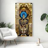 Shree Venkateswara Swamy Premium Acrylic Floating Vertical Wall Painting - Decor Smart
