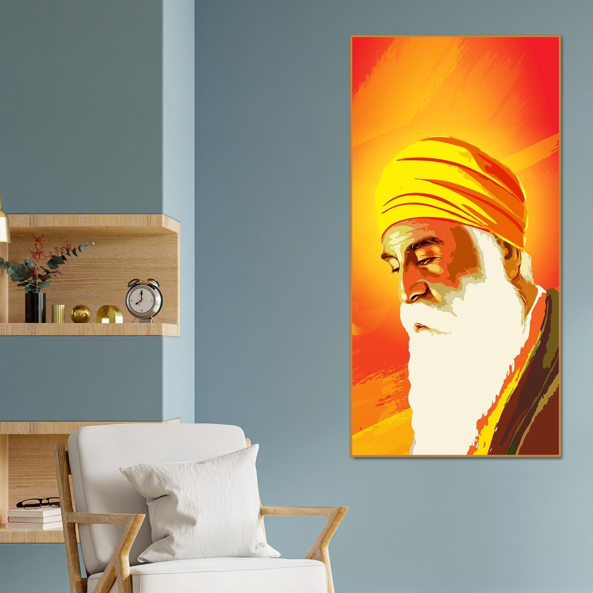 Shri Guru Nanak Dev Canvas Wall Painting - Decor Smart