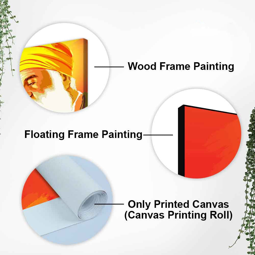 Shri Guru Nanak Dev Premium Wall Painting - Decor Smart