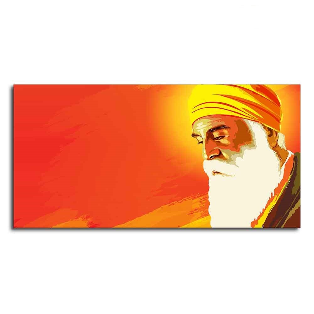 Shri Guru Nanak Dev Premium Wall Painting - Decor Smart