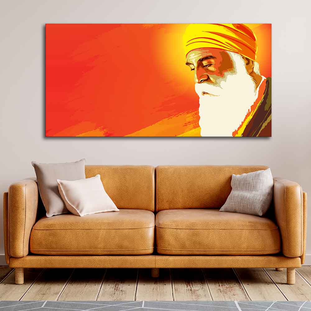 Shri Guru Nanak Dev Premium Wall Painting - Decor Smart