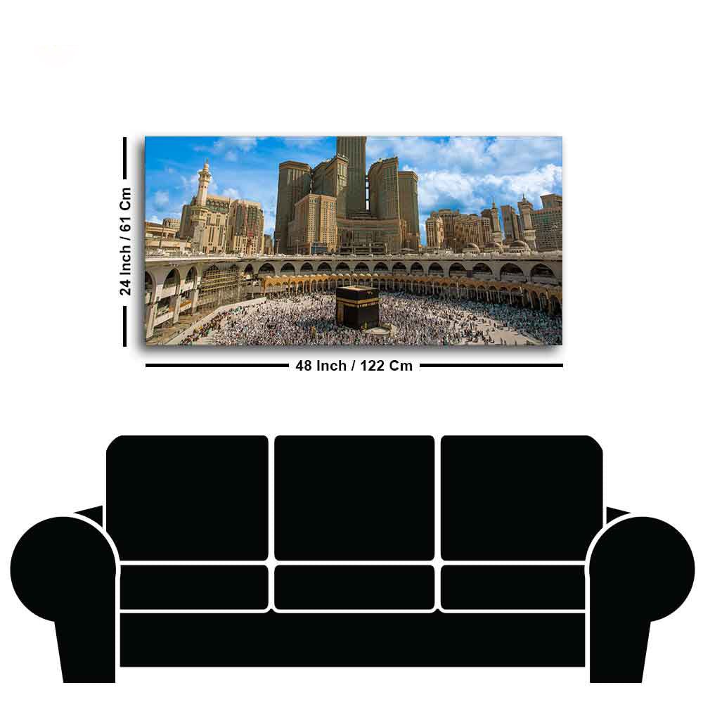 Skyline of Mecca Saudi Arabia Wall Painting - Decor Smart