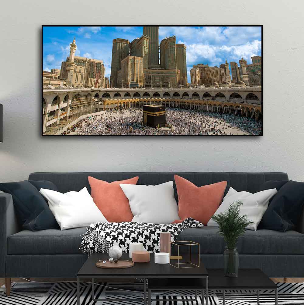 Skyline of Mecca Saudi Arabia Wall Painting - Decor Smart
