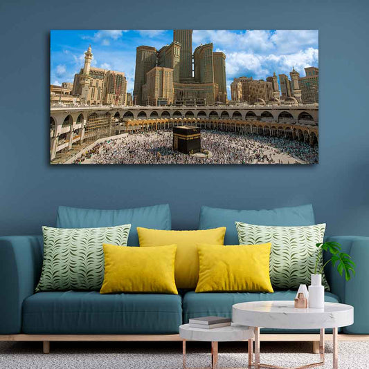 Skyline of Mecca Saudi Arabia Wall Painting - Decor Smart