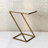 Slanting Chic Premium Metal Side Table - Decor Smart