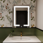 Smart Mirror Cabinet with Backlit Door & Spacious Interior