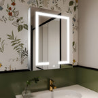 Smart Mirror Cabinet with Backlit Door & Spacious Interior