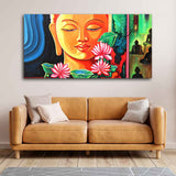 Spiritual Gautam Buddha Wall Painting - Decor Smart