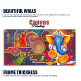 Spiritual God Ganesha Canvas Wall Painting - Decor Smart