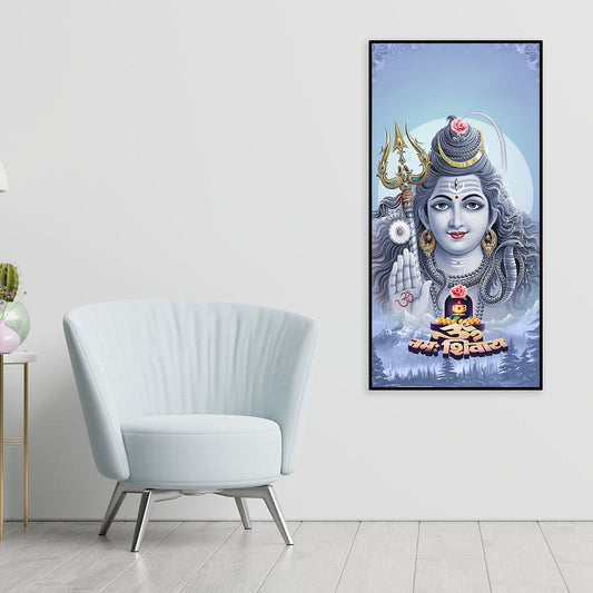 Spiritual Mahadev Premium Wall Painting - Decor Smart