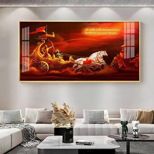 Spiritual Power Premium Acrylic Floating Wall Painting - Decor Smart
