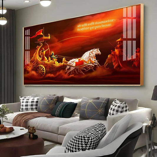 Spiritual Power Premium Acrylic Floating Wall Painting - Decor Smart