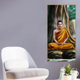 Spiritual Premium Wall Painting of Lord Gautam Buddha - Decor Smart