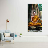 Spiritual Premium Wall Painting of Lord Gautam Buddha - Decor Smart