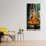 Spiritual Premium Wall Painting of Lord Gautam Buddha - Decor Smart