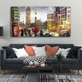 Street view of London Premium Wall Painting - Decor Smart